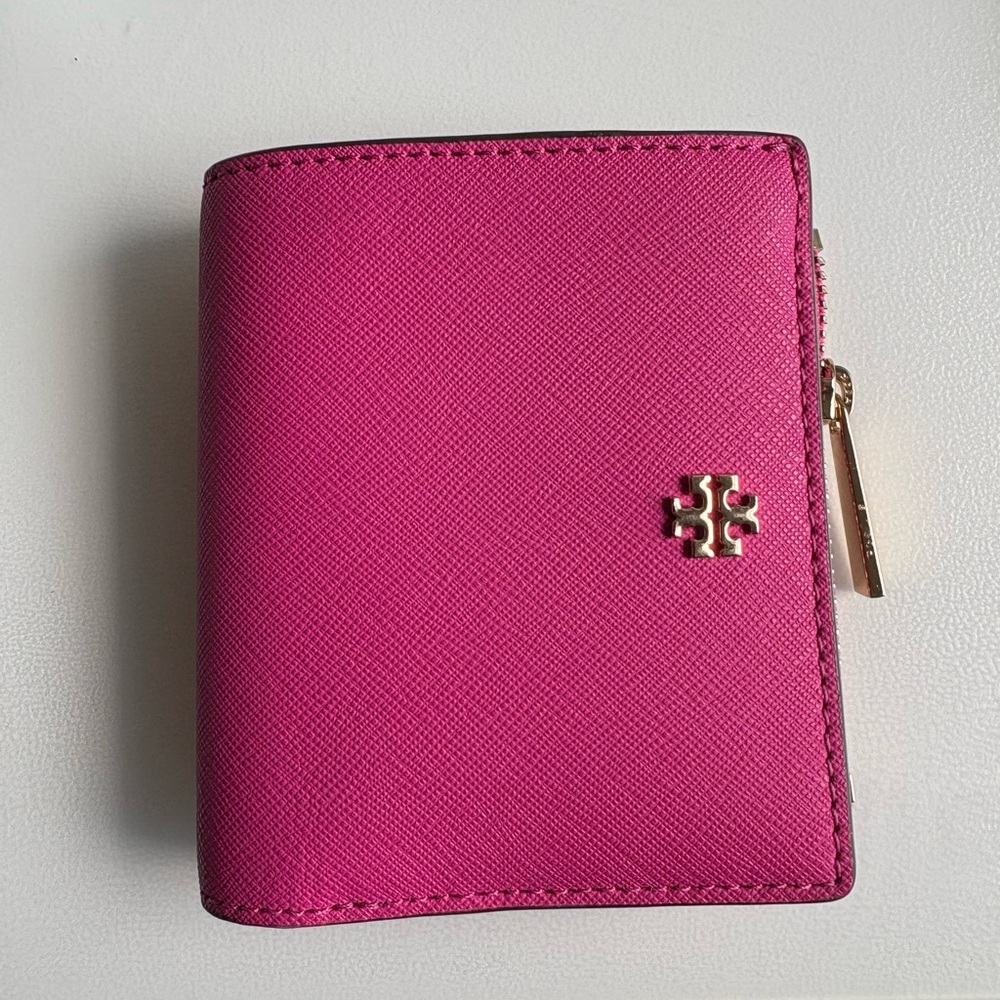 Tory Burch Fuchsia Card Holder
